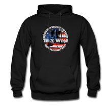 Load image into Gallery viewer, Heroes Don&#39;t Wear Capes Hoodie - black
